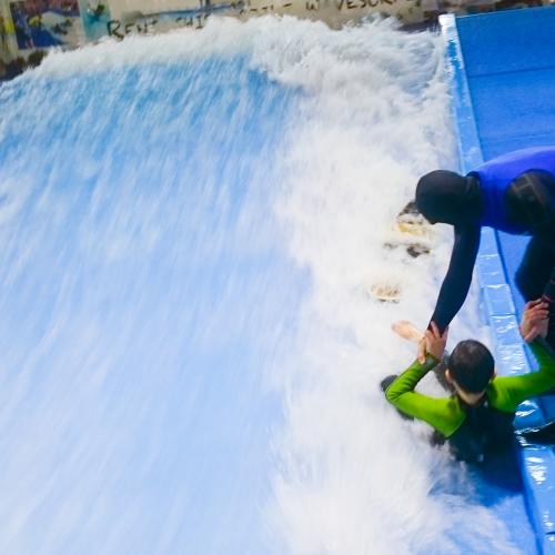 Surfen in der Halle